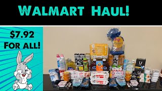 Walmart haul! 4/26/24! Final cost of $7.92 or $.11 an item! So many awesome deals!