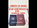 AREEJ LE DORE'S WAR AND PEACE ii & BAIKAL GRIS EXTRAIT DE PARFUMS UNBOXING AND INITIAL IMPRESSIONS