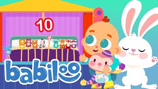 sleeping bunnies ten bed 1 0 babiloo nursery rhymes kids