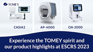 Full Video: TOMEY booth walkthrough and presentation of product highlights at ESCRS 2023