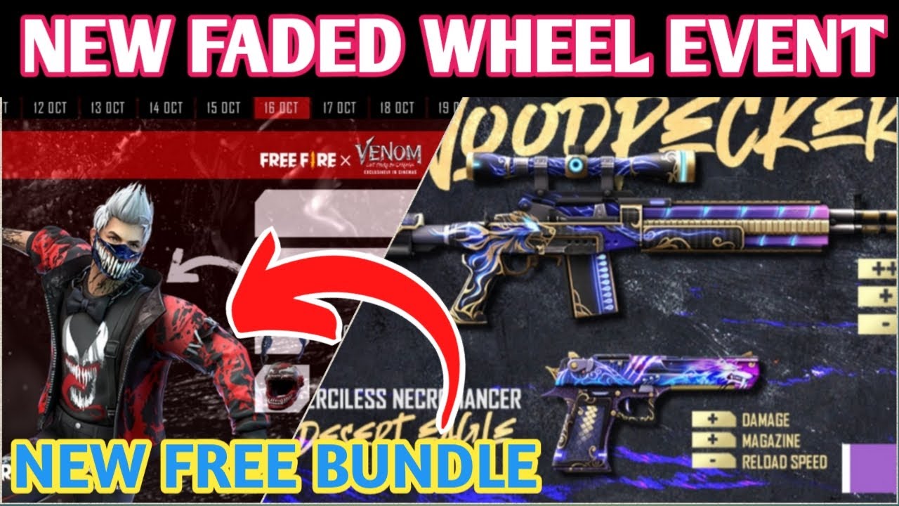 NEW WOODPEAKER AND DESERT EAGLE SKIN || NEW FREE VENOM BUNDLE || NEW FREE VENOM BACKPACK ||