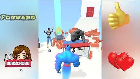 Forward vs Reverse Gaming in Muscle Rush - Smash Running | Full Gameplay Playthrough video