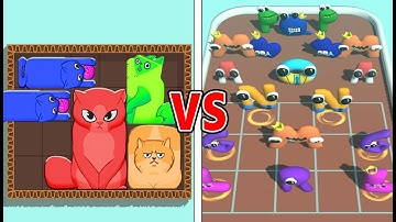 Merge Number Block Cube vs Puzzle Cats ⭐⭐⭐ abcdefghijklmnopqrstuvwxyz