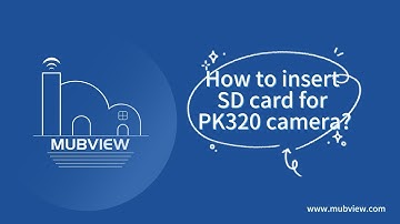 MUBVIEW Security Camera "How to insert SD card for PK320 wired security camera"