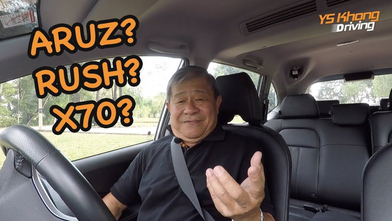 Perodua Aruz vs Toyota Rush vs Proton X70. Which to Buy 