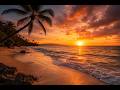 Warm Evening On The Sand // Relaxing Waves and Ambient For Sleep