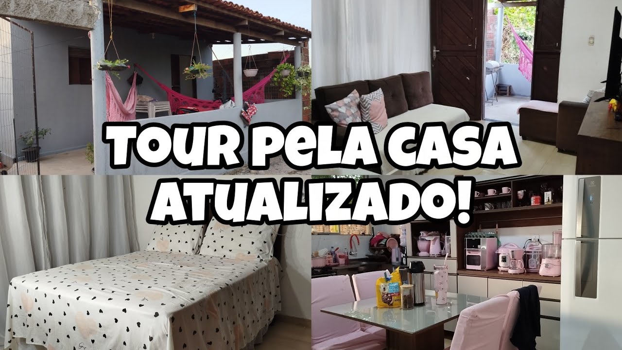 Tour pela casa atualizado #tour #casa #vidareal #lar #obra 