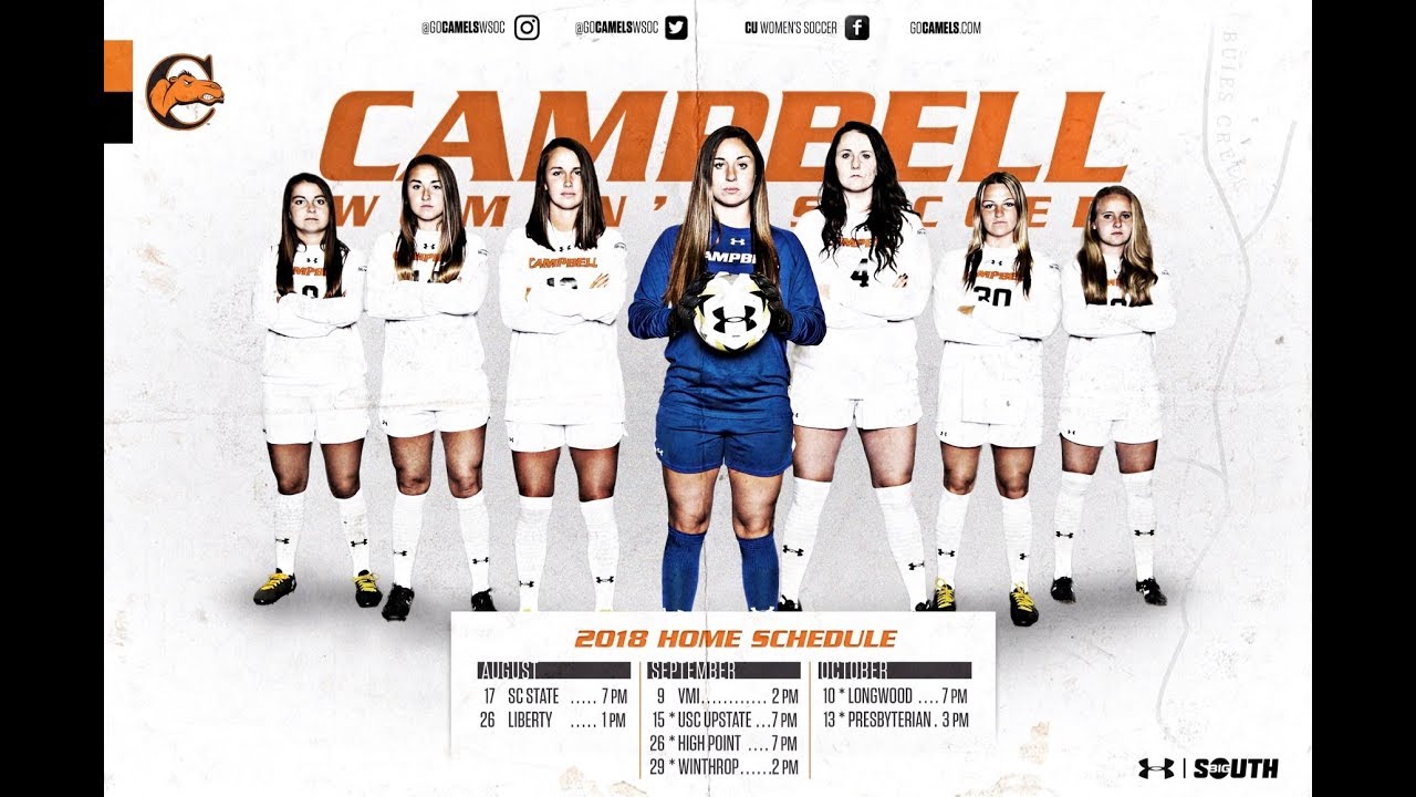 201819 Schedule Poster Reveal Women's Soccer YouTube