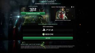 Get A Injustice 2 Beta Code FREE! ( XBOX ONE & PS4)