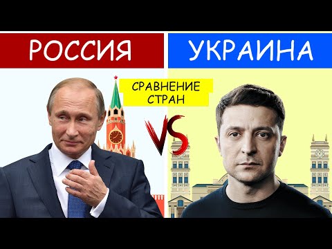 Россия vs Украина - сравнение стран