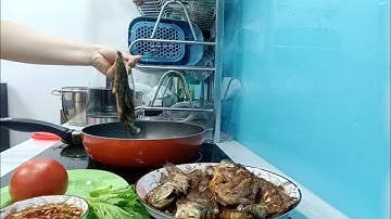 Cá Rô Phi rán giòn chấm mắm tỏi ngon miệng