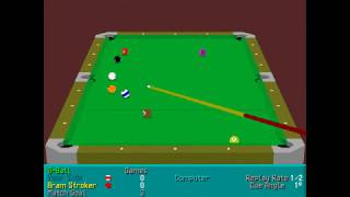 Virtual Pool (PC - 1995) - gameplay