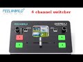 Feelworld LivePro L1 - 4 CH HDMI Switcher with Live Stream and Transitions