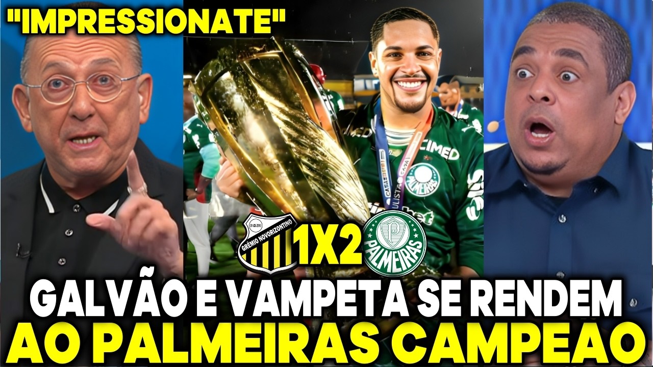 GALVÃO BUENO E VAMPETA SE RENDEM AO PALMEIRAS 
