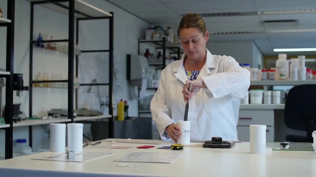 Adhesive production, laboratory, R&D. - YouTube