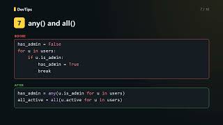 10 Python Tricks for Cleaner Code (Pythonic Before vs After)