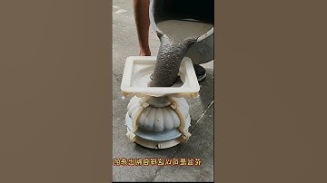 part 286 #cement round flower pot  25cm plastic mold