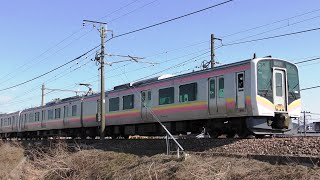 E129系B7+A12編成【4K】信越本線下り447M