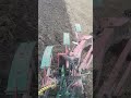 Plowing clay field