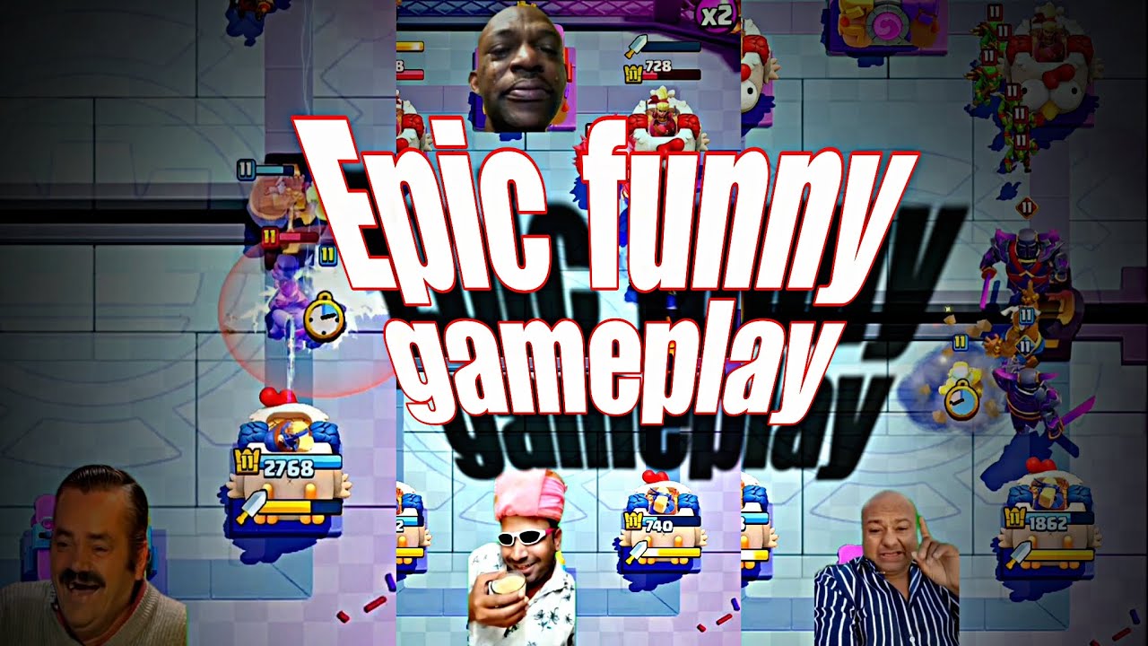 Clash Royale Funny Moments and Bloopers! (2024) 