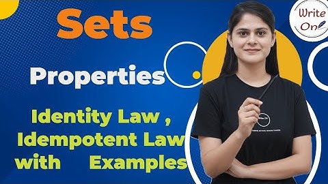 “Set Theory Basics: Properties of Union & Intersection Explained Clearly”#SetTheory#PropertiesOfSets