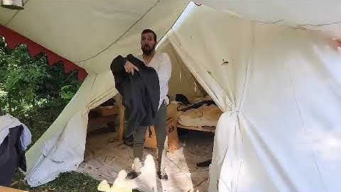 getting dressed  #14thcentury  # medieval  bocksten man outfit mid 14th century