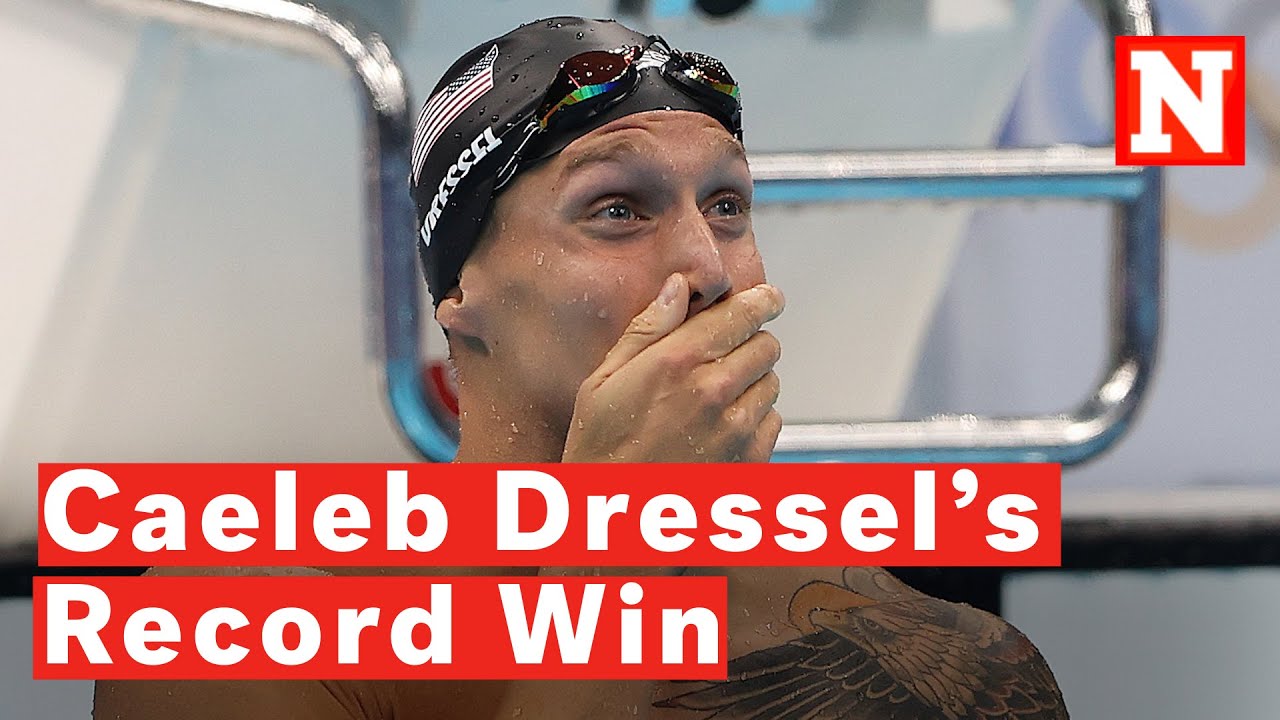 Caeleb Dressel Breaks Olympic Record And Wins Gold In 100m Freestyle ...