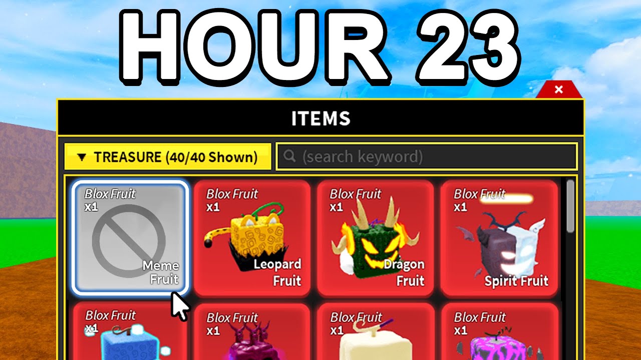Can You Get Every Blox Fruit in 24 Hours? 