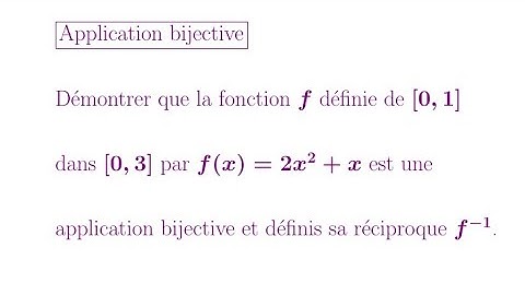 Application bijective#injection #surjective #surjectivefunction #application #bijection #reciprocal