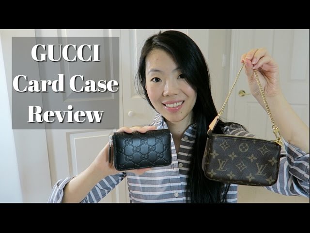 GUCCI Card Case/Card Holder Review | FashionablyAmy - YouTube