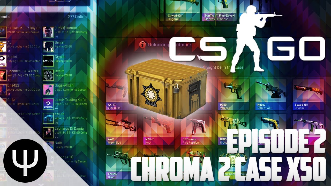 CS GO Case Unboxing — Episode 2 — Chroma 2 Case x50! - YouTube