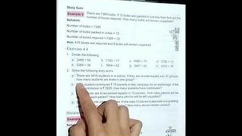 PCA Class - 4 Step Up Math Ex - 4.4