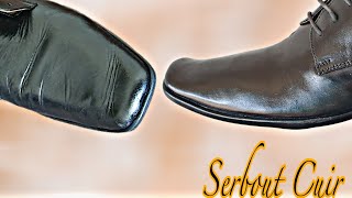 كيفية ازالة تجاعيد الحذاء الجلد