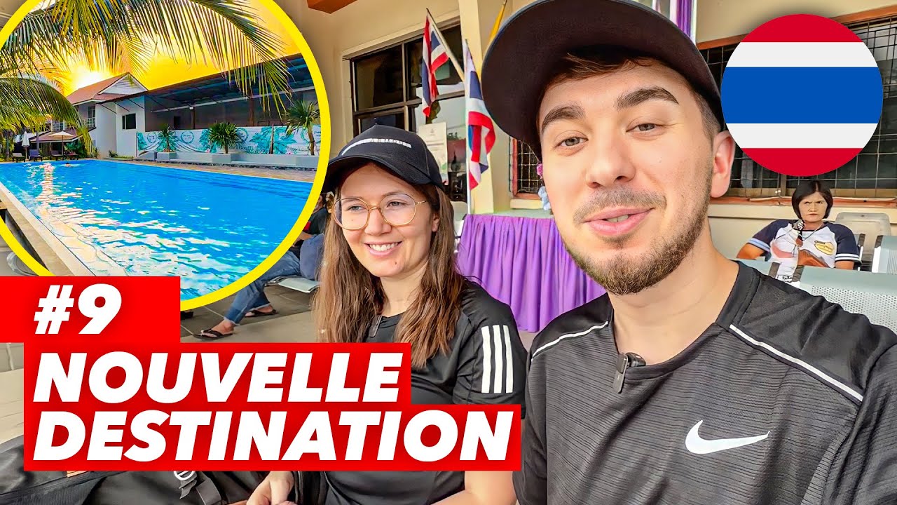 ON ARRIVE À KANCHANABURI (la piscine !!!) 🇹🇭