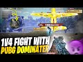1v4 fight on indian pubg dominator squad   top ranking 30 alive last circle  mk gaming