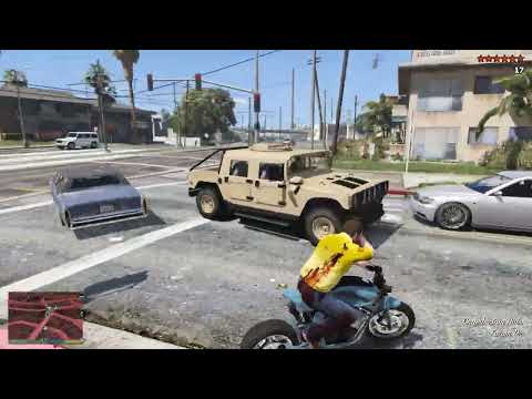 GTA 5 - Homeless Shootout + Ten Star Escape