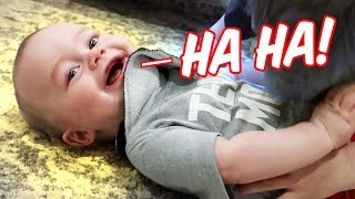 The Best BABY Laugh You Will Ever Hear!! 👶🏼