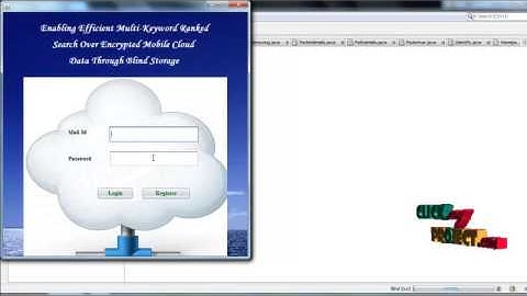 Efficient Multi-Keyword Ranked Search Over Encrypted Mobile Cloud Data Through Blind Storage