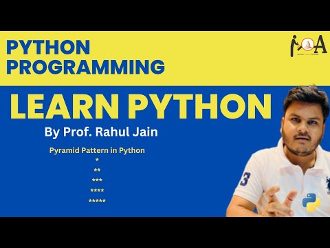 Pyramid Pattern Using Python Programming | Learn Python