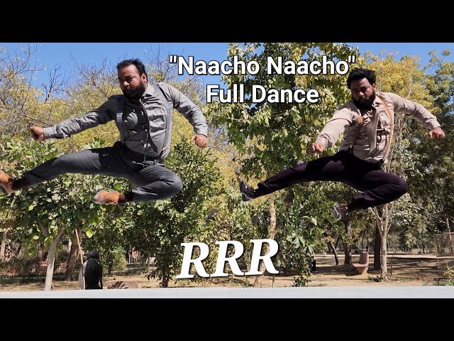 Naacho Naacho, RRR full dance in 8k by Manish Aeron. class=