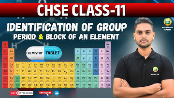 CHSE CLASS -11 || Chemistry Tablet || PERIODIC CLASSIFICATION #bidyasagarclasses_chse