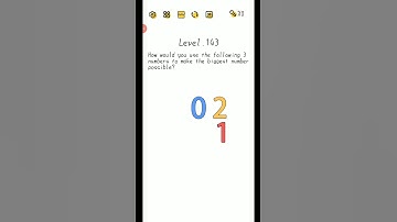 SUPER BRAIN LEVEL 143 ANSWERS SUPER BRAIN MAKE THE BIGGEST NUMBER POSSIBLE