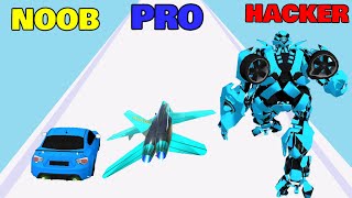 NOOB vs PRO vs HACKER in Robobot Battle