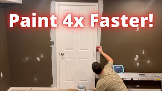 How to use a paint edger. Paint 4x faster with results.