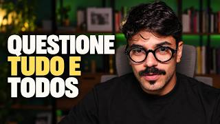 YouTube thumbnail: Como deixar de ser burro - Aula Completa Clube de Filosofia