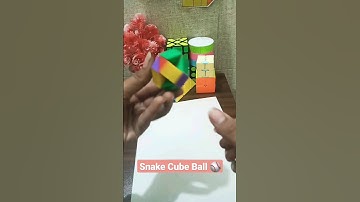 Snake Cube Ball #youtube #youtubeshorts #shorts #ytshorts #cube #rubikscube #cubing #shortvideo