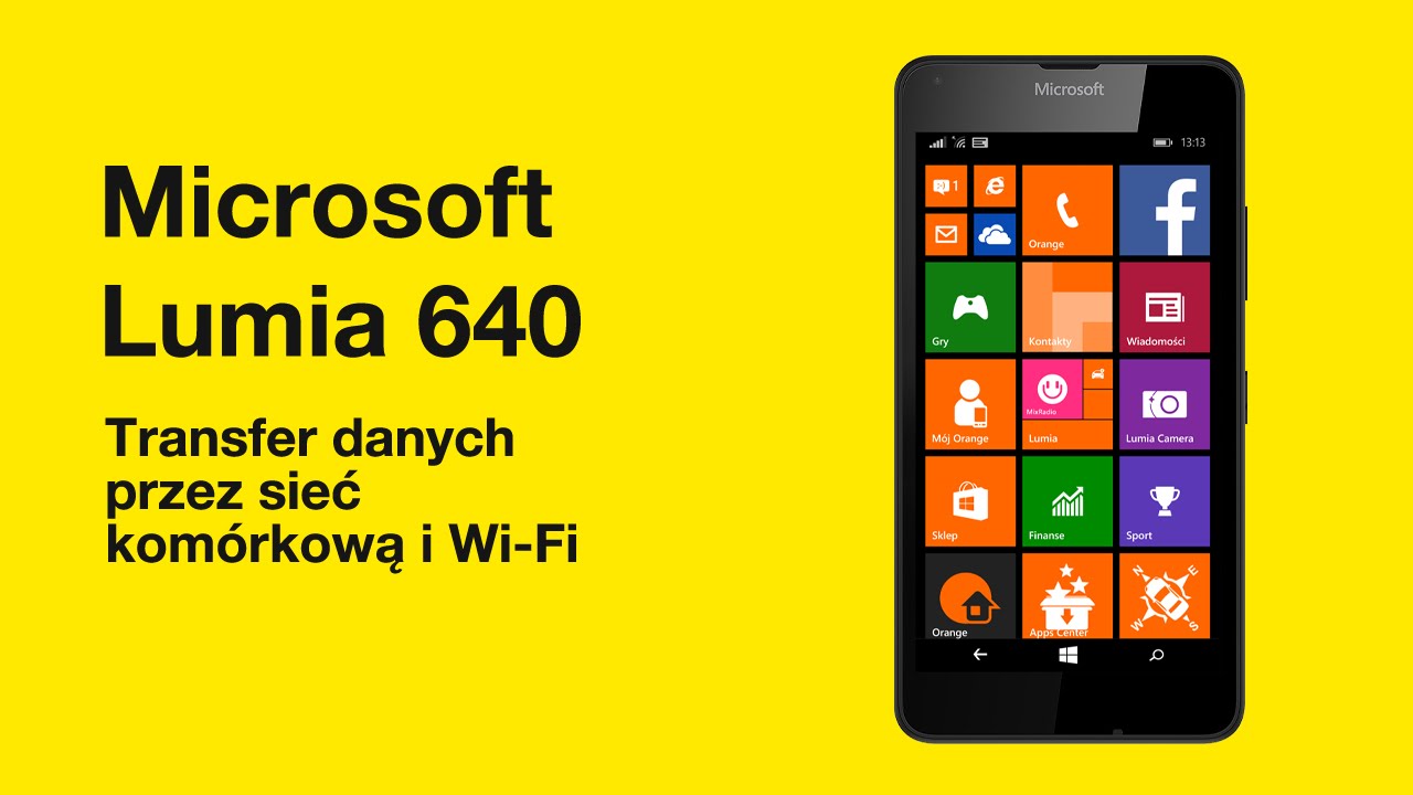 Microsoft Lumia 640 Transfer Danych Przez Siec Komorkowa I Wi Fi Youtube