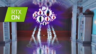 Using Crucifix on Eyes RTX ON - Roblox Doors Hotel Update