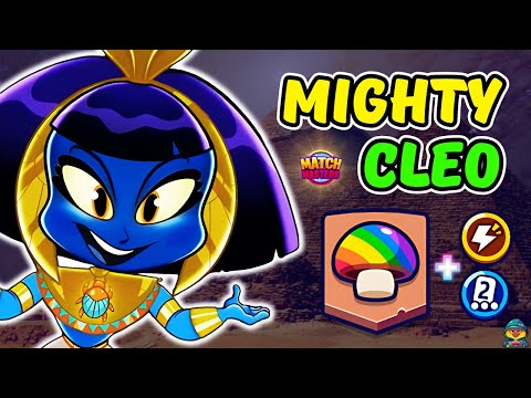 THE BEAUTY OF CLEOPATRA vs PREMIUM BOOSTERS | Match Masters Mighty Mushrooms plus Lightning Strike