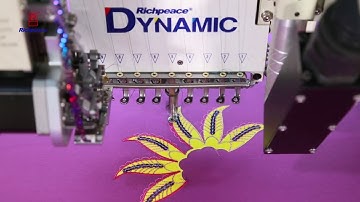 Richpeace 5 in 1 Functions(Flat Chenille Sequin Coiling laser Cording) Embroidery Machine